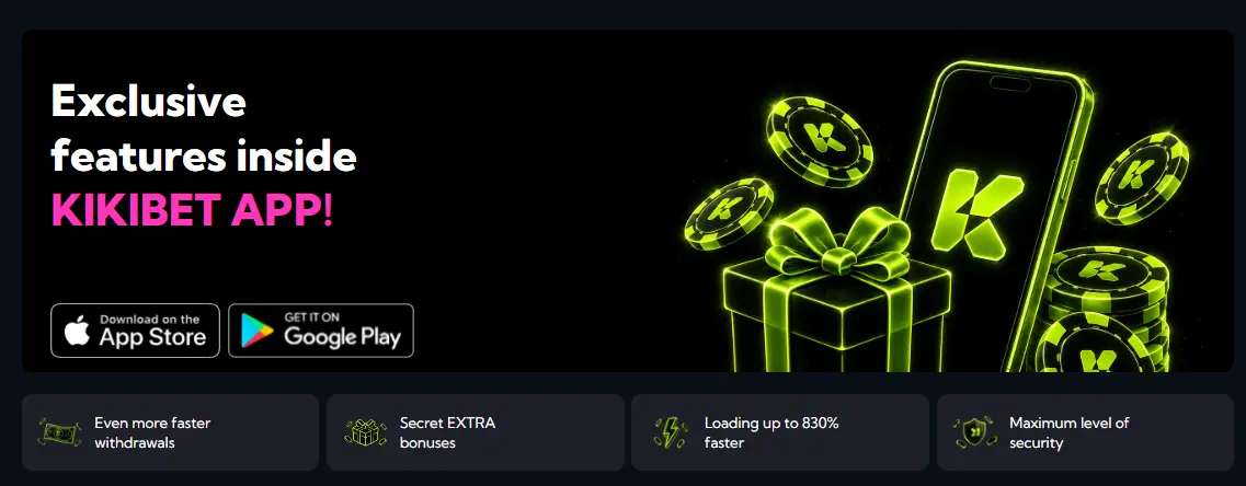 Kikibet Casino on mobile